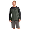 Syncline Long Sleeve Bike Jersey - Peat Green - Men's Long Sleeve Bike Jersey | Dakine